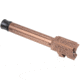 Fortis Manufacturing Glock Match Grade Barrel Threaded, Glock 19X with Lone Rifling, 9MM Luger, 1/2x28, 416R Stainless, Copper Tich, FM-G19-TB-CPPR