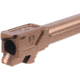 Fortis Manufacturing Glock Match Grade Barrel Threaded, Glock 19X with Lone Rifling, 9MM Luger, 1/2x28, 416R Stainless, Copper Tich, FM-G19-TB-CPPR
