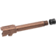 Fortis Manufacturing Glock Match Grade Barrel Threaded, Glock 19X with Lone Rifling, 9MM Luger, 1/2x28, 416R Stainless, Copper Tich, FM-G19-TB-CPPR