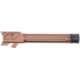 Fortis Manufacturing Glock Match Grade Barrel Threaded, Glock 19X with Lone Rifling, 9MM Luger, 1/2x28, 416R Stainless, Copper Tich, FM-G19-TB-CPPR