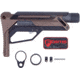 Fortis Manufacturing LA Stock Bundle Pack, Cerakoted buffer tube and Standard QD End Plate, FDE, LAS-BNDL-15-FDE