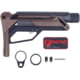 Fortis Manufacturing LA Stock Bundle Pack, Cerakoted buffer tube and Standard QD End Plate, FDE, LAS-BNDL-15-FDE