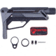 Fortis Manufacturing LA Stock Bundle Pack, Cerakoted buffer tube and Standard QD End Plate, Grey, LAS-BNDL-15-GRY