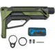 Fortis Manufacturing LA Stock Bundle Pack, Cerakoted buffer tube and Standard QD End Plate, Odg Anodize, LAS-BNDL-15-ODG