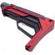 Fortis Manufacturing LA Stock Bundle Pack, Cerakoted buffer tube and Standard QD End Plate, Red, LAS-BNDL-15-RED