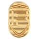 Fortis Manufacturing Magazine Release Button Only, Gold, AR15-MB-6061-GLD