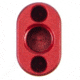 Fortis Manufacturing Magazine Release Button Only, Red, Small, AR15-MB-6061-RED