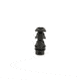 Fortis Manufacturing Muzzle Brake 9mm Nitride, 1.5 x 36 TPI, BLACK 9MM-MB-BLK-36