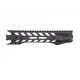 Fortis Manufacturing Night Rail Free Float Rail System, 10 in -MLOK, Black, Medium, NTR-10-ML