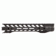Fortis Manufacturing Night Rail Free Float Rail System, 12 in -MLOK, Black NTR-12-MLOK