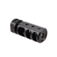 Fortis Manufacturing RED Rapid Engagement Device Muzzle Brake PCC MOD 2, 9mm, 1/2x36 TPI, 4140 Steel, Black 9mm-RED-M2-36