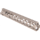 Fortis Manufacturing REV II Free Float Rail System, M-LOK, AR-15, 12.4in, Fde Anodize, REV-II-12-ML-FDE