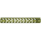 Fortis Manufacturing REV II Free Float Rail System, M-LOK, AR-15, 15.3in, Odg Anodize, REV-II-15-ML-ODG