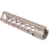 Fortis Manufacturing REV II Free Float Rail System, M-LOK, AR-15, 9.6in, Fde Anodize, REV-II-9-ML-FDE