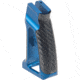 Fortis Manufacturing Torque Pistol Grip, 15 Degree, AR-15, Carbon Fiber, Blue Anodize, TOR-PG-CF-15-BLU