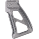 Fortis Manufacturing Torque Pistol Grip, 15 Degree, AR-15, Carbon Fiber, Grey Anodize, TOR-PG-CF-15-GRY