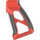 Fortis Manufacturing Torque Pistol Grip, 15 Degree, AR-15, Carbon Fiber, Red Anodize, TOR-PG-CF-15-RED