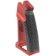 Fortis Manufacturing Torque Pistol Grip, 15 Degree, AR-15, Carbon Fiber, Red Anodize, TOR-PG-CF-15-RED