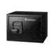 Fortress Small Fire and Waterproof Safe with E-Lock, Black Santex, Small, 44EF10W