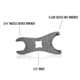 Forward Controls Design Dual Purpose Wrench w/Suppressor 3/4 Wrench and Castle Nut Wrench