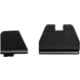 Forward Controls Design BIS Tritium Pistol Night Sight, Glock 43X and 48, Green/White Front Sight, Black, BIS, w/front trit