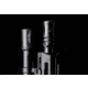 Forward Controls Design Stoner 63 LMG Style Flash Hider w/Crush Washer, 1/2x28, Nitride, Black, 6315