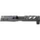 Fostech Drone Predator Lightweight F1 320C Stripped Slide w/ Dual Cut Optic Pattern, Egf Grip Cuts, Includes Optic Cut Coverplate And Coverplate Screw - P320C, P320 Axg Scorpion, P320 M18, P320 Nitron Compact, P320 Rxp Compact., 3.9in, Black, 10930B