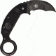 Fox Derespina Folding Knife,5in closed,Karambit Blade,Textured Black G-10 Handle FOX590