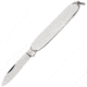 Fox Gentlemans Folder Folding Knife, 2.63in Satin 440C SS Drop Point, Brushed SS Handle, Keyring, 01FX077