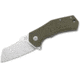 Fox Italico Folding Knife, 2.36in, M390, G10 Green Handle, 01FX894