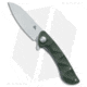 Fox Knives Americas Dripper Folding Knife, 2.95in, VG10, Sheepsfoot Blade, Micarta, OD Green Handle, OD Green/Gray, 6.69 inch, BHQ-211833