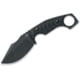 Fox Monky Tumber Fixed Blade Knife, 3.54in, Niolox, Micarta Black Handle, 02FX742