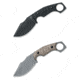Fox Monky Tumber Fixed Blade Knife, Black, Green