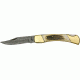 Fox-N-Hound Damascus Lockback Folding Knife,Damascus Steel Clip Point, Stag Handle FH1