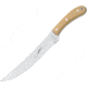 Fox Old Fox Fixed Blade Knife, 8.25 satin finish 440C stainless blade, Boxwood handle, 02FX118