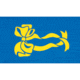 Fox Outdoor 3ft x 5ft Flags, Blue w/Yellow Ribbon, 84-42