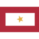 Fox Outdoor 3ft x 5ft Flags, Gold Star, 84-46