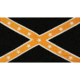 Fox Outdoor 3ft x 5ft Flags, Orange Black Battle Flag, 84-081