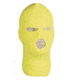 Fox Outdoor Acrylic Three Hole Face Mask, Safety Yellow, 73-180