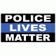 Fox Outdoor Bumper Sticker, Police Lives Matter, 10-480