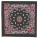Fox Outdoor Cotton Bandanna, Black, Red, and White Paisley, 83-35