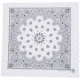 Fox Outdoor Cotton Bandanna, White Paisley, 83-02