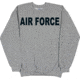 Fox Outdoor Crewneck Sweatshirt, Air Force - Heather Grey - Black Imprint, Medium, 64-671 M