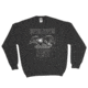 Fox Outdoor Crewneck Sweatshirt, Army Eagle - Black, Large, 64-6541 L