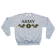Fox Outdoor Crewneck Sweatshirt, Army Seal - Grey, Large, 64-6551 L