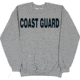 Fox Outdoor Crewneck Sweatshirt, Coast Guard - Heather Grey - Black Imprint, Large, 64-672 L