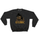 Fox Outdoor Crewneck Sweatshirt, Marines Bulldog - Black, Small, 64-667 S