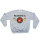Fox Outdoor Crewneck Sweatshirt, Marines Seal - Grey, Extra Large, 64-6652 XL