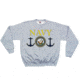 Fox Outdoor Crewneck Sweatshirt, Navy Seal - Grey, Large, 64-6761 L