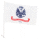 Fox Outdoor Deluxe Car Window Flag, Army, 84-0132